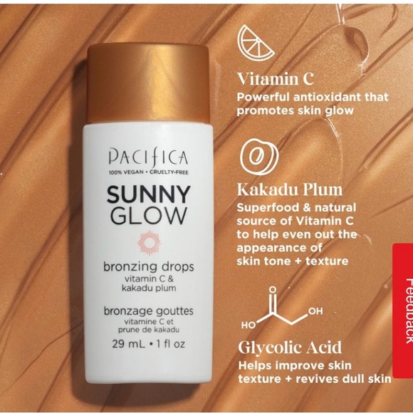 *Brand New in Box* Pacifica Sunny Glow Bronzing Drops - Picture 7 of 10